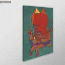 Canvas print Small fire devil, Klee P, side