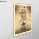 Canvas print Prickle the clown, Klee P, side