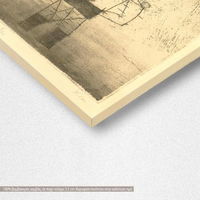 Canvas print Prickle the clown, Klee P, detail