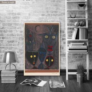 Πίνακας ζωγραφικής, Demonic puppets, Klee P, αντίγραφο σε καμβά