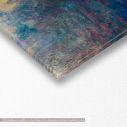 Canvas print The water lily pond in the evening, Monet C, reproduction, detail