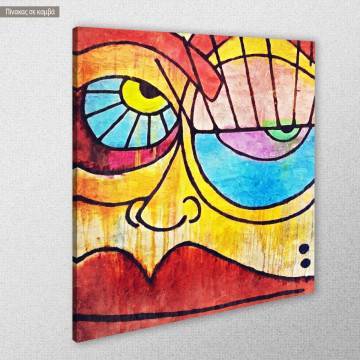 Canvas print Abstract face 2