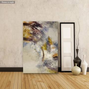 Canvas print Curves watercolor