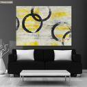 Canvas print Black circles