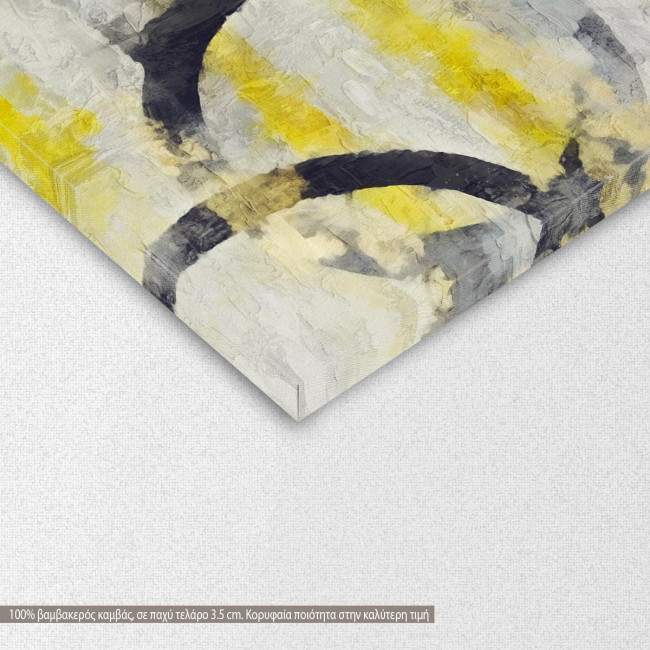 Canvas print Black circles