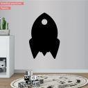 Chalkboard wall sticker Rocket