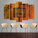 Canvas print Squared five panels