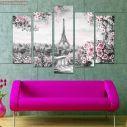 Canvas print Summer in Paris panels