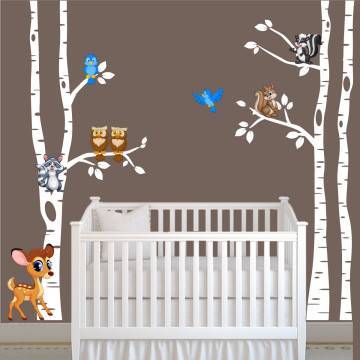 Wall stickers , forest with animals
