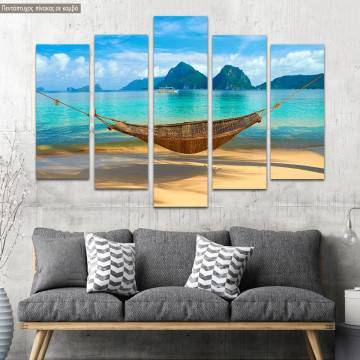 Canvas print A cool summer five panels