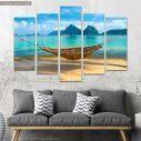 Canvas print A cool summer five panels