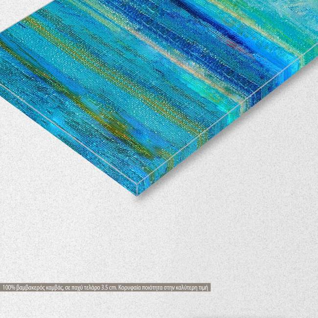 Canvas print Sailing reflections five panels, detail