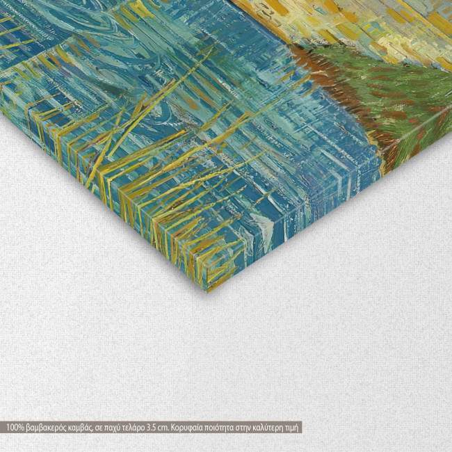 Canvas print  The Langlois bridge, Vincent van Gogh, detail