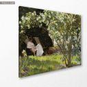 Canvas print, Seated in the garden, Kroyer P. S.