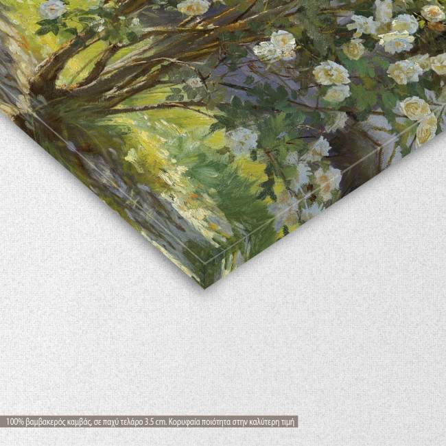 Canvas print, Seated in the garden, Kroyer P. S.