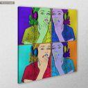 Πίνακας σε καμβά OMG pop art, κοντινό