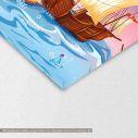 Kids canvas print Treasure island, detail
