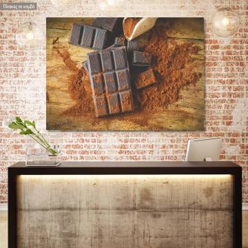 Πίνακας σε καμβά Chocolate desire