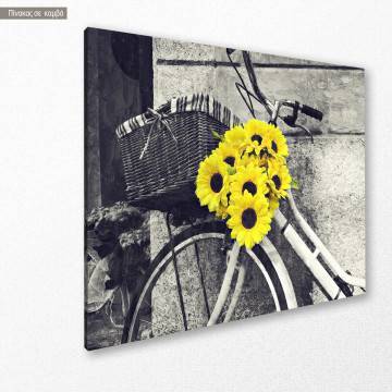 Πίνακας σε καμβά Yellow daisies 2