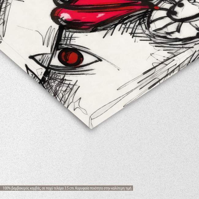 Canvas print Eye of music, detail