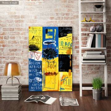 Canvas print Graffiti wall vertical