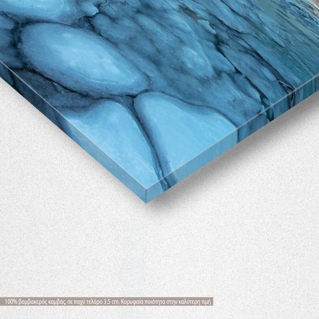 Canvas print  Icy waters, detail