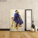 Canvas print The violoncellist