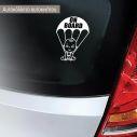 Car sticker  Little paratrooper on board