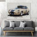 Πίνακας σε καμβά Vintage sport car