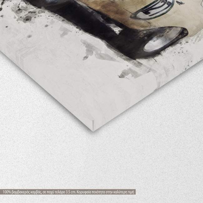 Canvas print Vintage sport car, detail