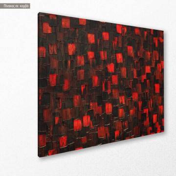 Canvas print Red and black 2