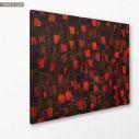 Canvas print Red and black, side
