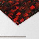 Canvas print Red and black, detail