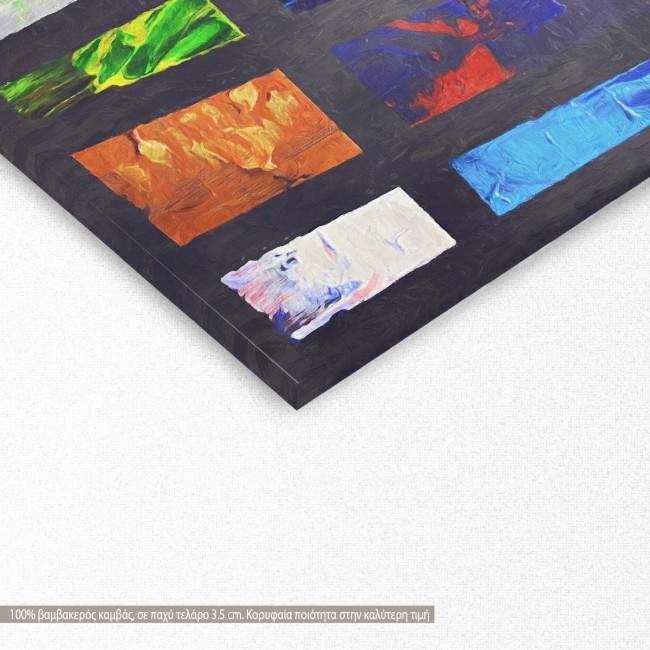 Canvas print Abstract pair   I, detail