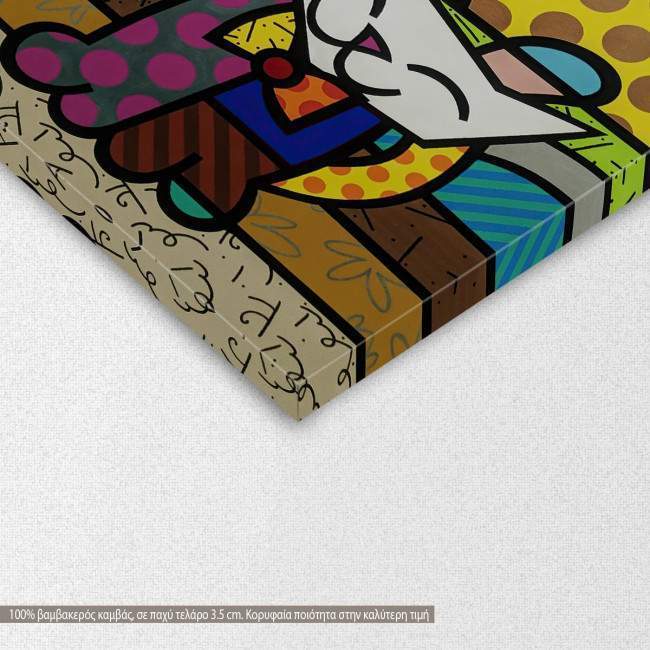 Πίνακας σε καμβά Modern cubism, λεπτομέρεια