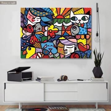 Canvas print Modern cubism I