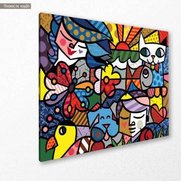 Πίνακας σε καμβά Modern cubism I 2