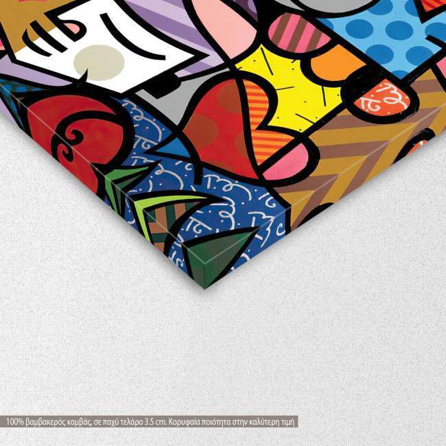 Canvas print Modern cubism I, detail