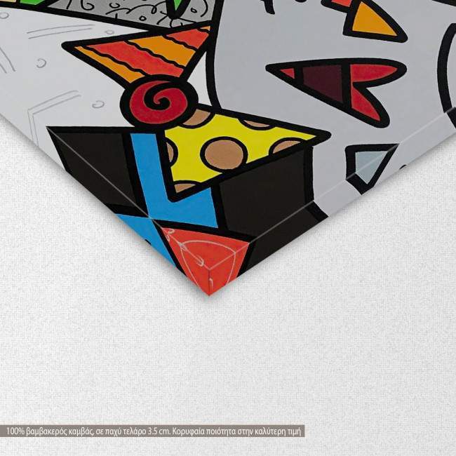 Πίνακας σε καμβά Modern cubism II, λεπτομέρεια