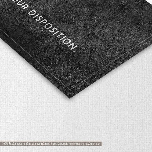 Canvas print Hustle, detail