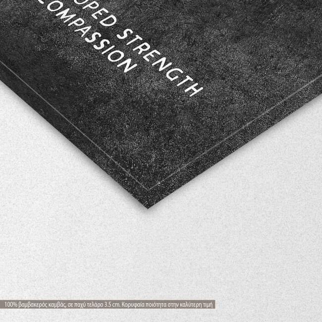 Canvas print Hero, detail