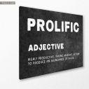 Canvas print Prolific, side