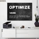 Canvas print Optimize