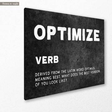 Canvas print Optimize 2