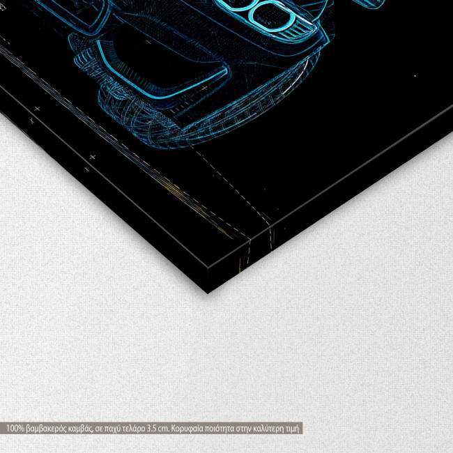 Canvas print Modern duality, detail