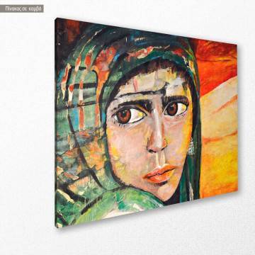 Canvas print The woman 2