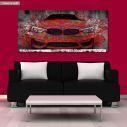 Canvas print Grunge BMW, panoramic