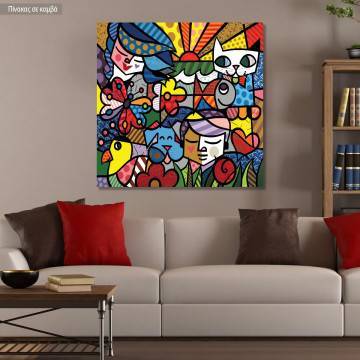 Canvas print Modern cubism