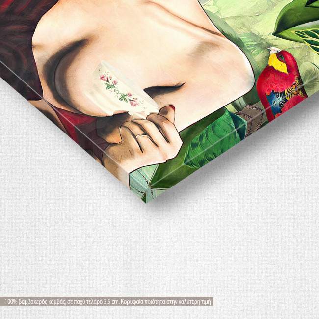 Πίνακας σε καμβά Frida collage, λεπτομέρεια