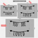 Kids wall stickers You are loved
